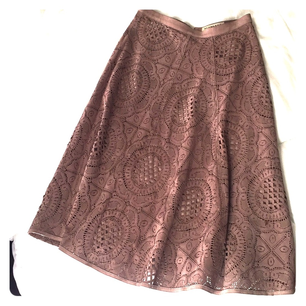 Burberry London suede skirt